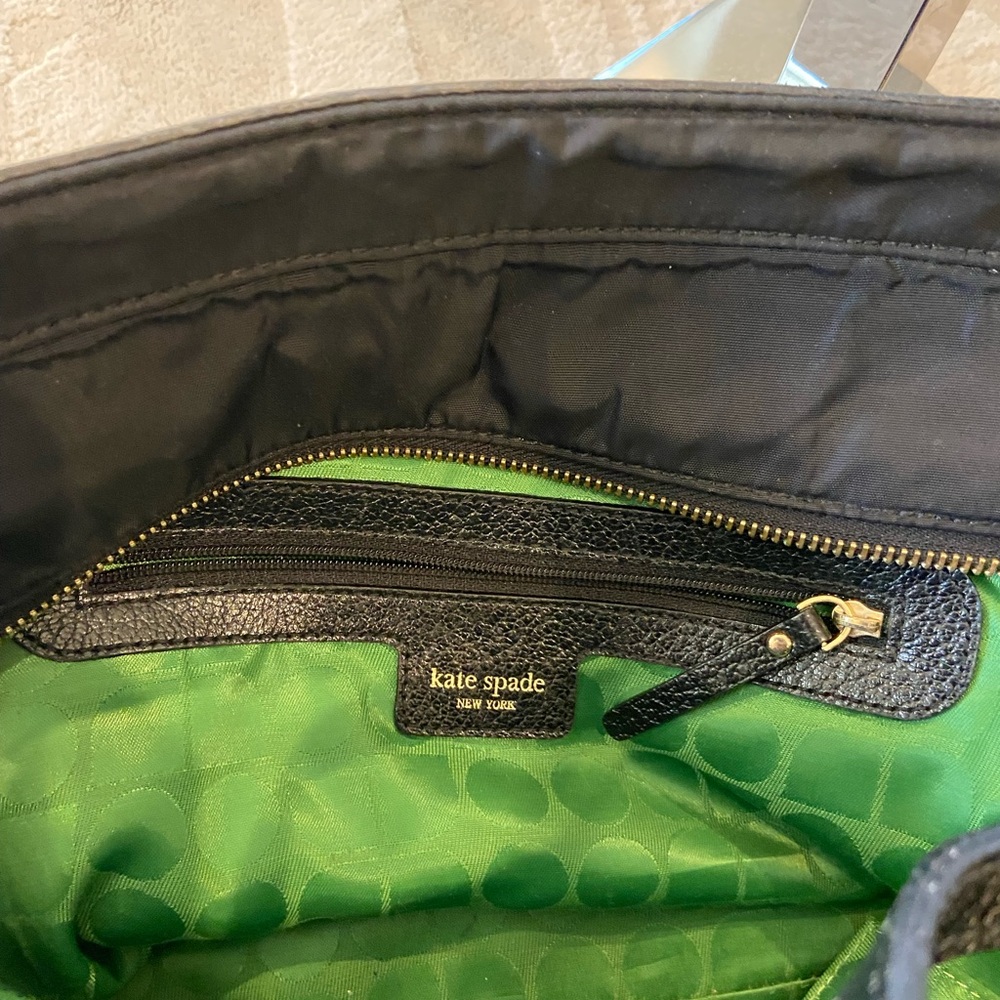 Kate Spade Black Nylon / green lining Tote - Picture 7 of 7